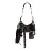Bolso de hombro Le Cagole Collector Xs con pedrería «Negro» 6713092AASO1000