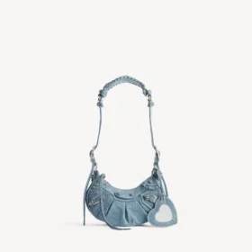 Bolso de hombro «Le Cagole» para mujer, talla XS, en azul