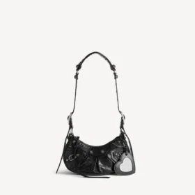Bolso de hombro Le Cagole para mujer, talla XS, en negro