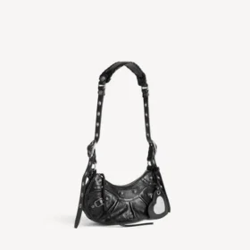Bolso de hombro Le Cagole para mujer, talla XS, en negro