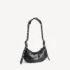 Bolso de hombro Le Cagole para mujer, talla XS, en negro
