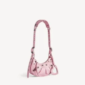 Bolso de hombro Le Cagole para mujer, talla XS, en rosa claro