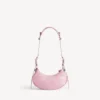 Bolso de hombro Le Cagole para mujer, talla XS, en rosa claro
