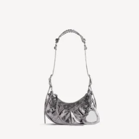 Bolso de hombro Le Cagole para mujer XS en plata