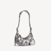 Bolso de hombro Le Cagole para mujer XS en plata