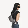 Bolso de hombro Le Cagole para mujer XS en plata