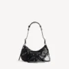Bolso de hombro «Le Cagole» pequeño para mujer en negro
