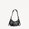 Bolso de hombro «Le Cagole» pequeño para mujer en negro