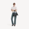 Bolso de hombro «Le Cagole» pequeño para mujer en negro