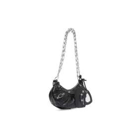 Bolso de hombro Le Cagole Xs con cadena «Negro» 7128131VG9Y1000