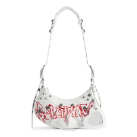Bolso de hombro Le Cagole Xs DIY Metal «White» 6713092AAXE9066