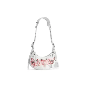 Bolso de hombro Le Cagole Xs DIY Metal «White» 6713092AAXE9066