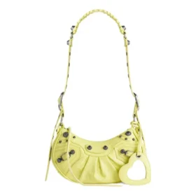 Bolso de hombro Le Cagole Xs «Lime» 6713091VG9Y7302