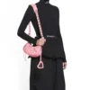 Bolso de hombro Le Cagole XS «Pink» 6713091VG9Y5812