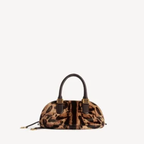 Bolso de mano «Bolero» para mujer, modelo mini, en color beige/moka
