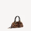 Bolso de mano «Bolero» para mujer, modelo mini, en color beige/moka