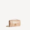 Bolso de mano de mujer con forma de Hourglass y cadena en color nude Bolso de mano de mujer con forma de Hourglass y cadena en color nude