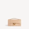 Bolso de mano de mujer con forma de Hourglass y cadena en color nude Bolso de mano de mujer con forma de Hourglass y cadena en color nude