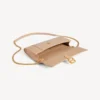 Bolso de mano de mujer con forma de Hourglass y cadena en color nude Bolso de mano de mujer con forma de Hourglass y cadena en color nude