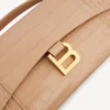 Bolso de mano de mujer con forma de Hourglass y cadena en color nude Bolso de mano de mujer con forma de Hourglass y cadena en color nude