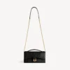 Bolso de mano de mujer con forma de Hourglass y cadena en negro Bolso de mano de mujer con forma de Hourglass y cadena en negro