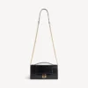 Bolso de mano de mujer con forma de Hourglass y cadena en negro Bolso de mano de mujer con forma de Hourglass y cadena en negro