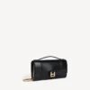 Bolso de mano de mujer con forma de Hourglass y cadena en negro Bolso de mano de mujer con forma de Hourglass y cadena en negro