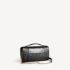 Bolso de mano de mujer con forma de Hourglass y cadena en negro Bolso de mano de mujer con forma de Hourglass y cadena en negro