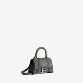 Bolso de mano Hourglass para mujer XS en gris tormenta