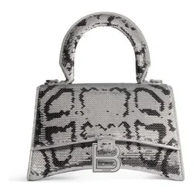 Bolso de mano Hourglass Xs con bordado de cadena «Silver» 7204712AARN8110