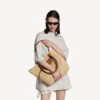 Bolso de mano Le City Basket mediano para mujer en color natural/camel