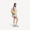 Bolso de mano Le City Basket mediano para mujer en color natural/camel