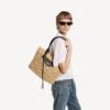 Bolso de mano Le City Basket mediano para mujer en color natural/negro Bolso de mano Le City Basket mediano para mujer en color natural/negro