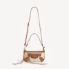 Bolso de mano «Le City» para mujer con correa en beige/camel Bolso de mano «Le City» para mujer con correa en beige/camel