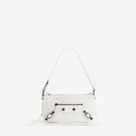 Bolso de mano «Le City» para mujer con correa en blanco óptico