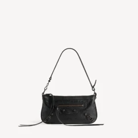 Bolso de mano «Le City» para mujer con correa, en negro