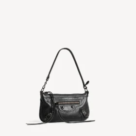 Bolso de mano «Le City» para mujer con correa, en negro