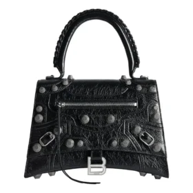 Bolso de mano mediano Hourglass X Le Cagole «Negro» 7815852AAY11000