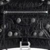 Bolso de mano mediano Hourglass X Le Cagole «Negro» 7815852AAY11000