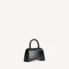 Bolso de mano para mujer «Hourglass» XS en negro Bolso de mano para mujer «Hourglass» XS en negro