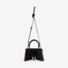 Bolso de mano para mujer «Hourglass» XS en negro Bolso de mano para mujer «Hourglass» XS en negro