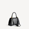 Bolso de mano pequeño para mujer «Hourglass» en negro Bolso de mano pequeño para mujer «Hourglass» en negro