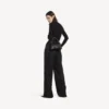 Bolso de mano pequeño para mujer «Hourglass» en negro Bolso de mano pequeño para mujer «Hourglass» en negro