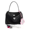 Bolso de mano pequeño Rodeo con efecto desgastado y un colgante «Negro» 7897792AA831000