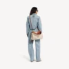 Bolso de mano Rodeo para mujer, tamaño mediano, en color beige/marrón claro estilo vaquero Bolso de mano Rodeo para mujer, tamaño mediano, en color beige/marrón claro estilo vaquero