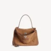 Bolso de mano Rodeo para mujer, tamaño mediano, en color camel