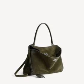 Bolso de mano Rodeo para mujer, tamaño mediano, en color caqui