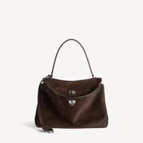 Bolso de mano Rodeo para mujer, tamaño mediano, en color espresso claro