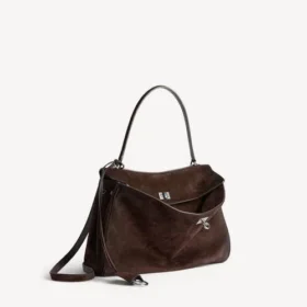 Bolso de mano Rodeo para mujer, tamaño mediano, en color espresso claro
