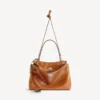 Bolso de mano «Rodeo» para mujer, tamaño mediano, en color marrón claro estilo vaquero